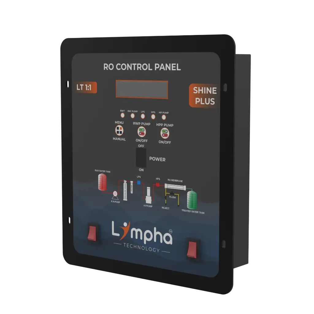 SHINE PLUS RO CONTROL PANEL.
